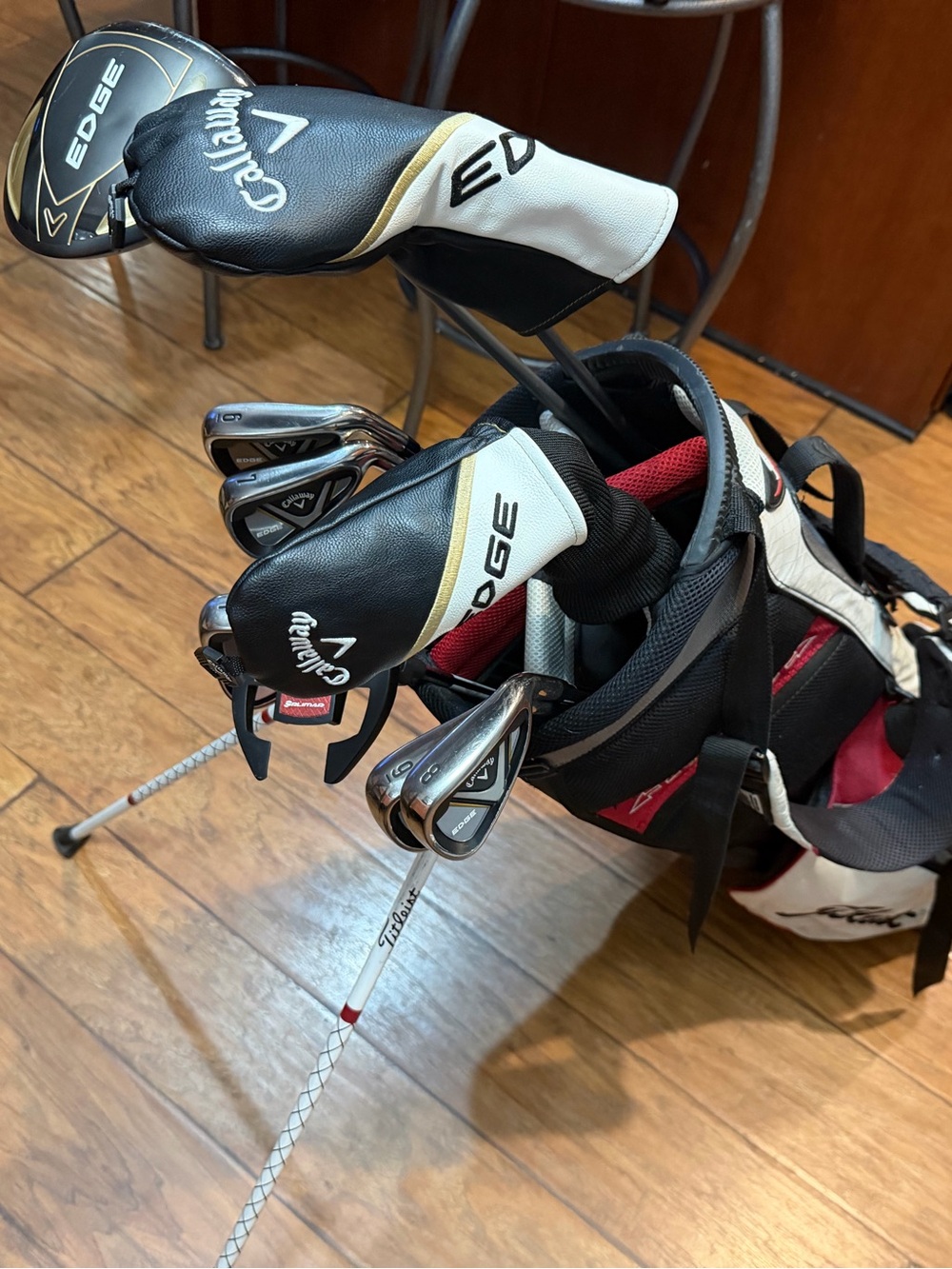 Callaway Edge Golf Club Set with Titleist Bag Callaway golf clubs